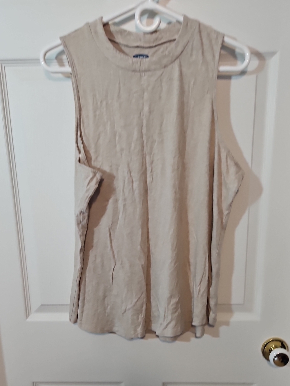 Old Navy Beige Muscle Tank Top